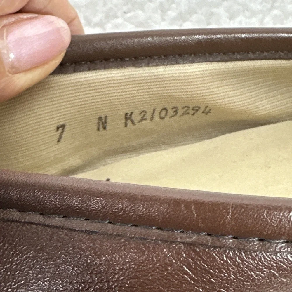 SAS Tripad Comfort Loafers Womens 7 N Brown Leather Penny Slip‎ On Shoes USA